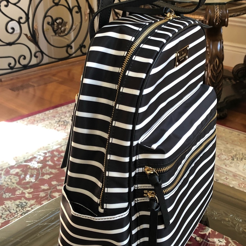 Kate spade Bradley stripe backpack&wristlet - Picture 4 of 8